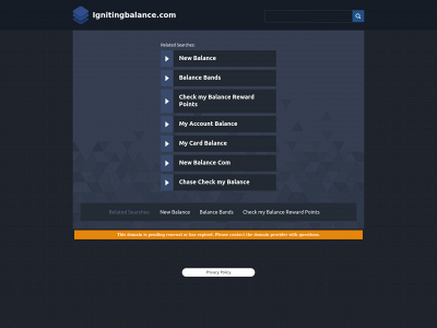ignitingbalance.com snapshot