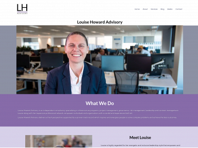 louisehowardadvisory.com snapshot