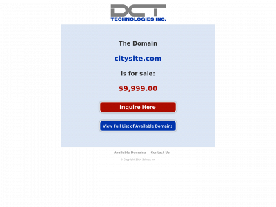 citysite.com snapshot