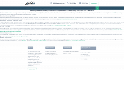 northendfoundation.org snapshot