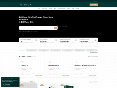 b2bwood.com snapshot