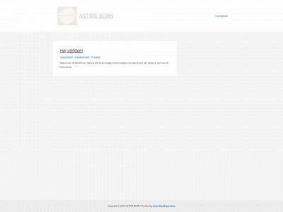 astridborn.se snapshot