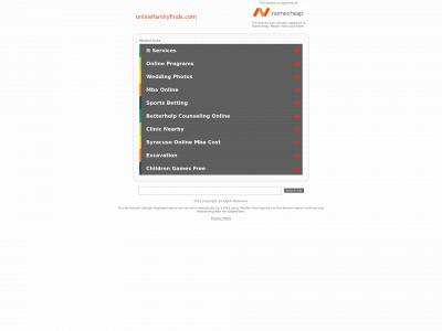 onlinefamilyfinds.com snapshot