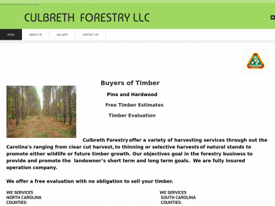 culbrethforestry.com snapshot