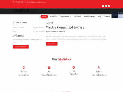 jansons-clinics.com snapshot