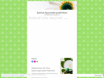 sattvaayurveda.se snapshot