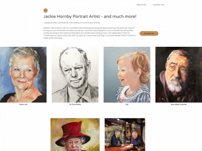 jackiehornby.com snapshot