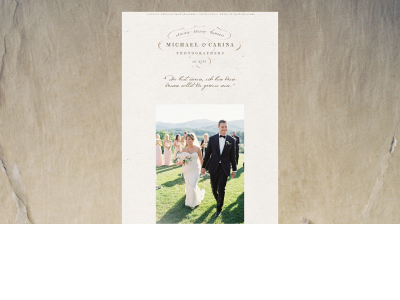 michaelandcarina.com snapshot