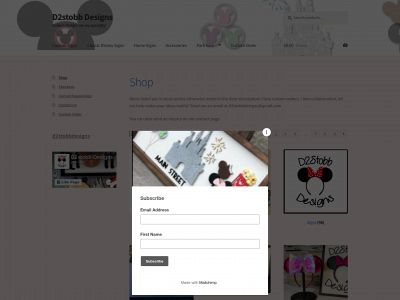 d2stobbdesigns.com snapshot