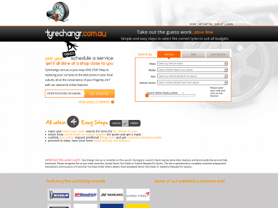tyrechangr.com snapshot