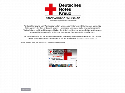drk-wuerselen.de snapshot