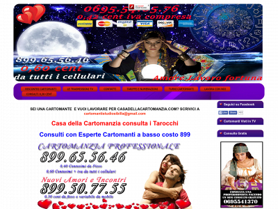 casadellacartomanzia.com snapshot