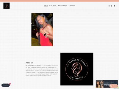 mynaturalbeautyunlimited.com snapshot
