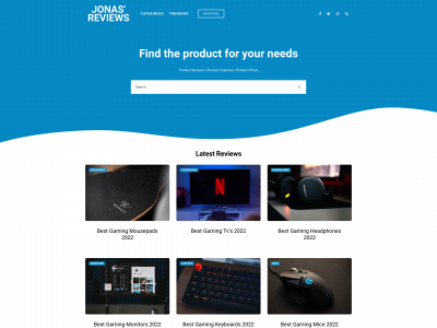 jonasreviews.com snapshot