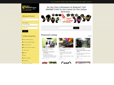 kadunayellowpages.com snapshot