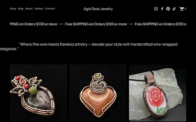 www.agierosejewelry.ca snapshot