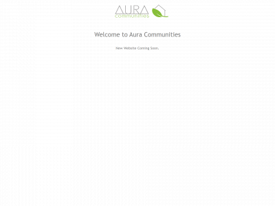 auracommunities.com snapshot