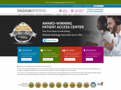 midstateradiology.com snapshot