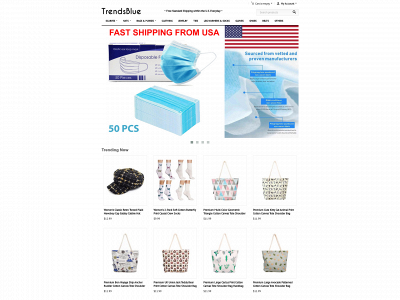 trendsblue.com snapshot