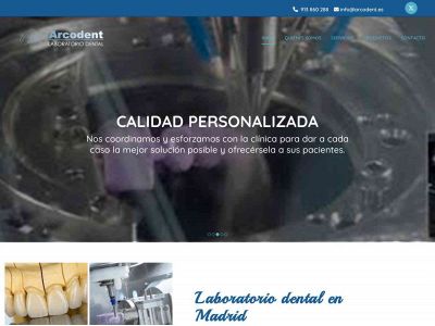 www.arcodent.es snapshot