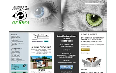 animal-eye-iowa.com snapshot