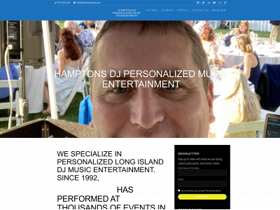 thehamptonsdj.com snapshot