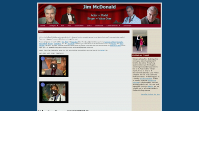 jimmcdonaldactormodel.com snapshot