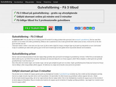 gulvafslibningsguide.dk snapshot