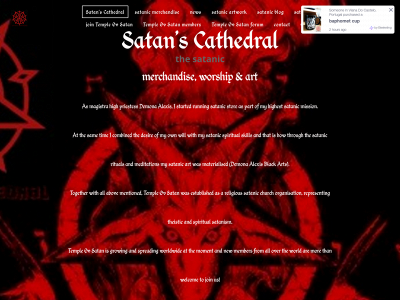 www.satanscathedral.net snapshot