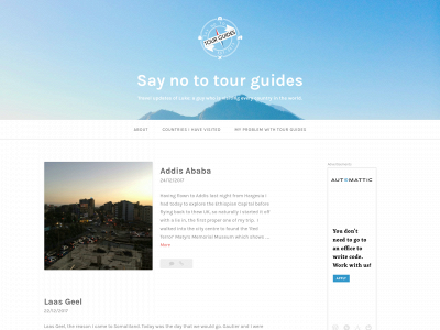 saynototourguides.com snapshot