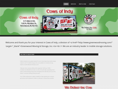 cowsofindy.com snapshot
