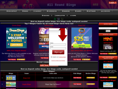 allroundbingo.com snapshot