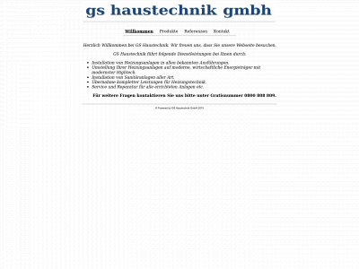 gshaustechnik.ch snapshot
