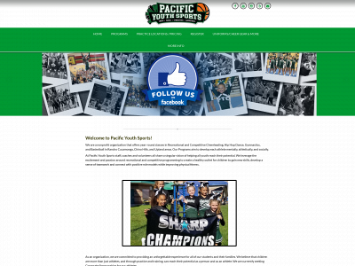 pacificyouthsports.com snapshot