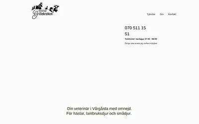 veterinargillekroken.se snapshot