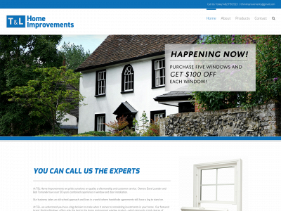 tandlhomeimprovements.com snapshot