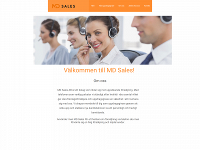 mdsales.se snapshot