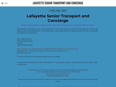 lafayetteseniortransport.com snapshot
