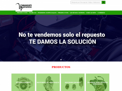 canahuatiautorepuestos.com snapshot