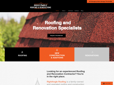 www.rightangleroofingandrenovations.com snapshot