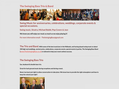 theswingingbass.com snapshot