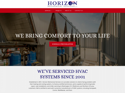horizonmechanical.net snapshot
