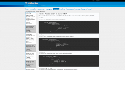 skillbooker.com snapshot