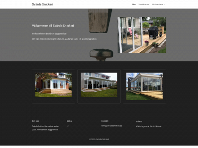svardssnickeri.se snapshot