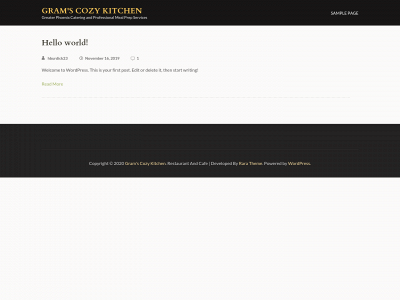 gramscozykitchen.com snapshot