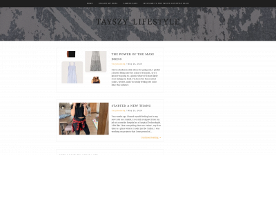 tayszylifestyle.com snapshot