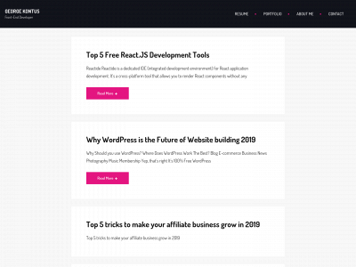 georgekontus.com snapshot