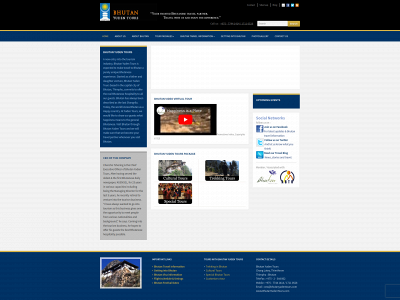 bhutanyudentours.com snapshot