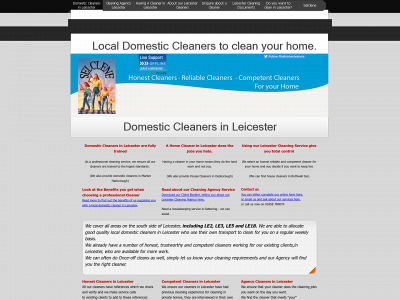 cleanersinleicester.com snapshot