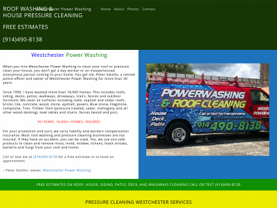 westchesterpowerwashing.com snapshot